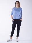 Look Made With Love Kalhoty 415 Boyfriend Navy Blue XL/XXL