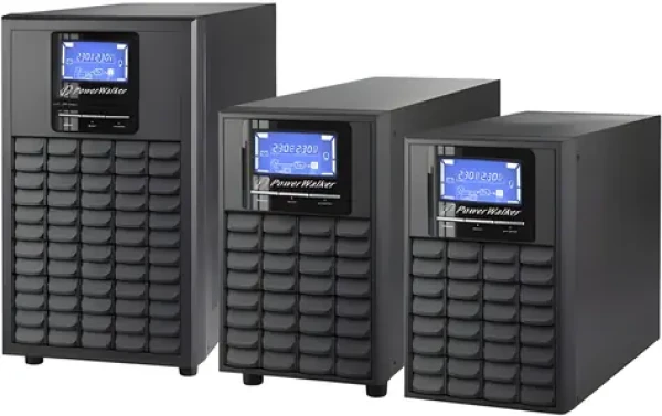 PowerWalker VFI 3000C LCD / záložní zdroj UPS / 3000 VA / 2400 W / 4x IEC C13 / USB (10120179)