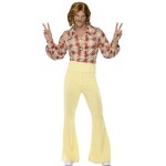 Smiffys.com Kostým - Hipísák žlutý Velikost: M