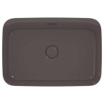 IDEAL STANDARD - Ipalyss Umyvadlo na desku, 55x38 cm, s přepadem, slate grey E2078V5