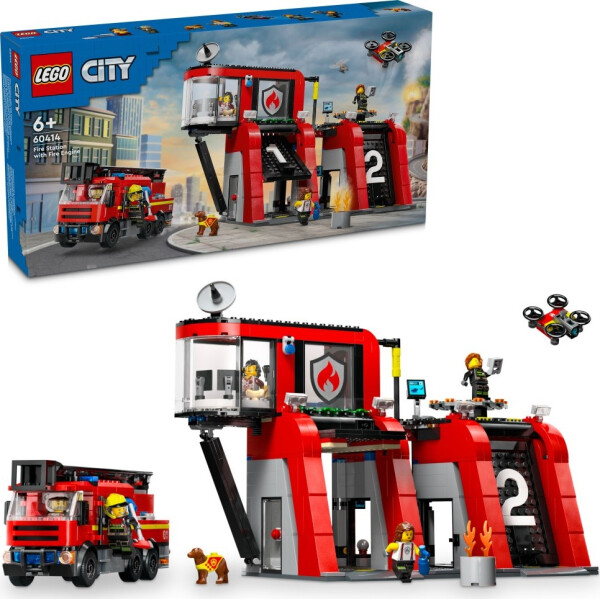 LEGO® City 60414 Hasičská stanice s hasičským vozem - LEGO® DOTS