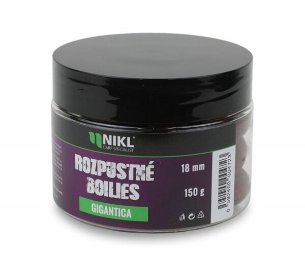 Nikl Rozpustné boilies Gigantica 150g,Nikl Rozpustné boilies Gigantica 150g