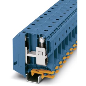 Phoenix Contact 3010136 řadová svorka průchodky 25 mm šroubovací modrá 3 ks