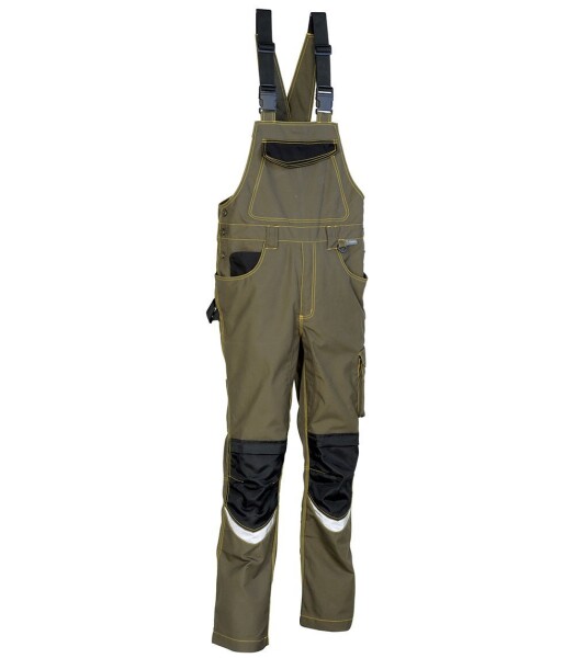 Pracovní kalhoty s laclem COFRA DORSET Barva: Hnědá, Velikost: 56 (CADORSET_03_56)