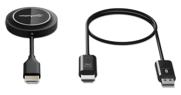 Manhattan 154468 Wireless HDMI / Bezdrátová prezentační sada / Full HD 1080p / 60 Hz / dosah 30 m / USB (154468)