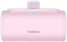 Baseus Compact 5000mAh 20W růžová / Powerbanka / 1x USB-C (M) + 1x USB-C (F) (P10068306413-00)