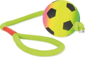 TRIXIE Sportovní míč na šňůře / Mechová guma, molitan / O 6 cm / Délka 30 cm / Plovoucí (G14-3459)