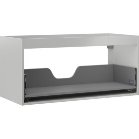 MEXEN - Box-A skříňka pro umyvadlo 100, 1 šuplík, šedý mat 91AX0-1000-470-1-62