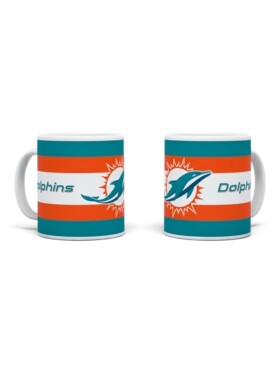 Hrnek Miami Dolphins NFL Stripe Logo (330 ml)