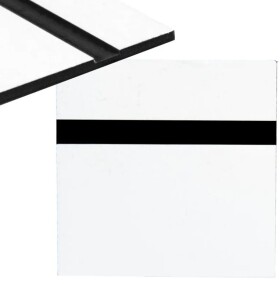 Gravírovací laminát 300 x 200 x 1,3 mm - Bílý, černý
