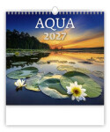 Kalendář nástěnný 2027 - Aqua