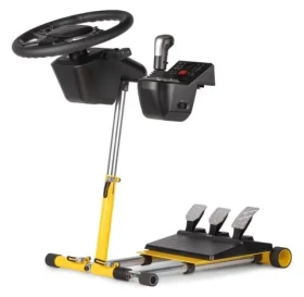 Wheel Stand Pro FARM TRUCK LITE žlutá / Stojan na volant / bez RGS modulu / nastavitelná šířka 400-565 mm (WSP-FT-LITE-YELLOW)