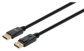 Manhattan černá / DisplayPort kabel / DP 1.4 / 8K 60 Hz / 2 m (355575)