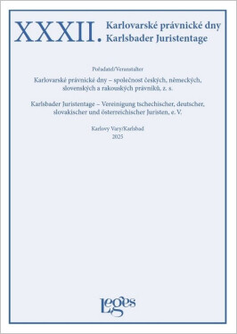 XXXII. Karlovarské právnické dny - Vladimír Zoufalý