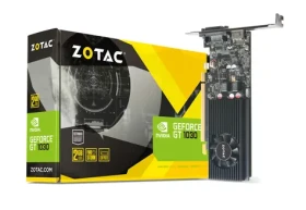 ZOTAC GT 1030 Low Profile / 1228-1468 MHz / 2GB GDDR5 6GHz / 64-bit / HDMI + DVI / 30W (ZT-P10300A-10L)