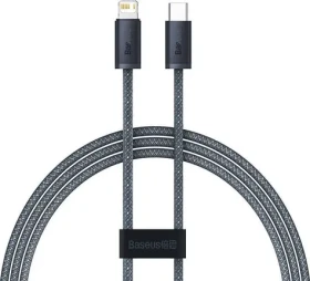 Baseus CALD000016 Kabel USB-C (M) - Lightning (M) 1 m šedá / 20W (CALD000016)