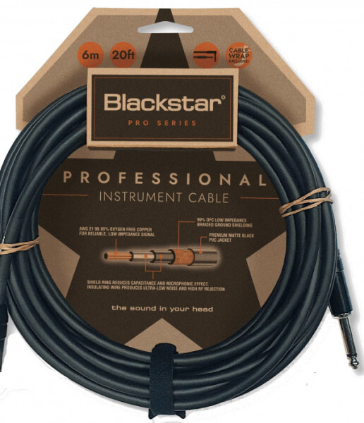 Blackstar Professional Cable 6m STR/STR