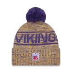 New Era Pánská zimní čepice Minnesota Vikings NFL Throwback 2025 Sideline Sport Knit