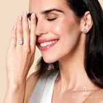 Royal Fashion stříbrný prsten GU-DR15554R-SILVER-AQUAMARINE-TOPAZ Velikost: 8 (EU: 57-58)