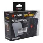 Sada vnitřních a vnějších obalů na karty MTG Premium Double Sleeving Pack - Marvel Comic Burst Black