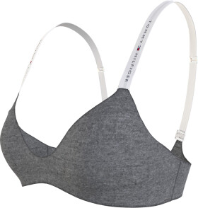 Dámská podprsenka ICON TRIANGLE BRA UW0UW03821P61 šedá Tommy Hilfiger