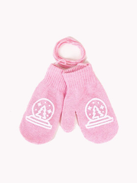 Dětské rukavice YOCLUB R-116A/1P Aplikace, Obrázek mix barev-mix designu 12 cm
