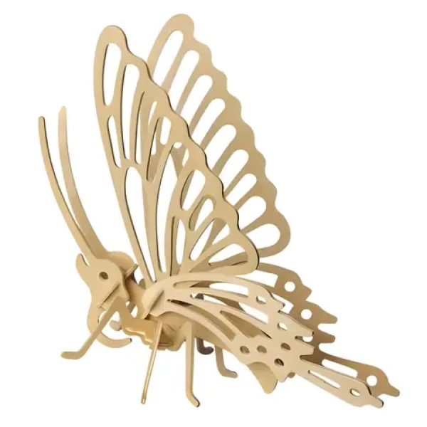 WOODCRAFT Dřevěné 3D puzzle Motýl