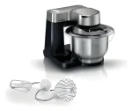 Bosch MUMS2VM00 černá/stříbrná / Kuchyňský robot / 900W / mísa 3.8 L / hnětení / šlehání (MUMS2VM00)