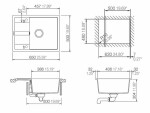 Dřez Schock Manhattan D100 Croma MAND100AGCR MAND100AGCR