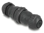 Delock LSA-LSA černá / Konektor kabelu / Cat.6A / IP68 vodotěsný (67045)
