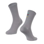 Ponožky FORCE COLOUR dlouhé, šedé (Barva šedá, velikost L/XL)