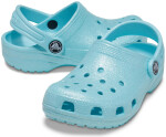 Junior dětské žabky Classic Glitter Clog Jr 205441 4O9 Tyrkysová - Crocs tyrkys 38/39