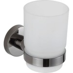 MEXEN - Remo držák se skleničkou, black chrome 7050738-73