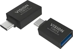 Vision USB-C (M) - USB-A (F) černá / Adaptér / USB 3.0 (TC-USBC3A/BL)