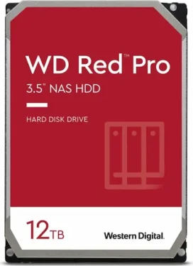 WD Red Pro 12TB / HDD / 3.5 SATA III / 7 200 rpm / 256MB cache / 5y / pro NAS (WD121KFBX)
