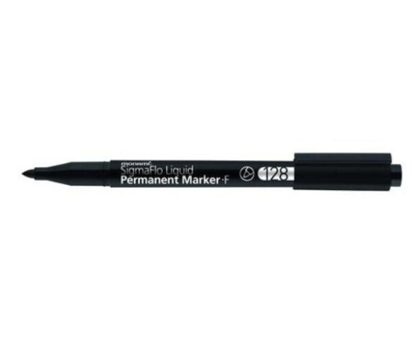 MONAMI F128 WB1 BLACK SIGMAFLO PERMANENT