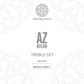 Knobloch AZ Nylon Treble Set Medium-High Tension 34.0