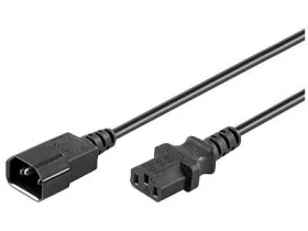 MicroConnect Power Cord C14 - C13 0.5m černá (PE040605)