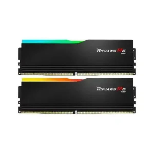 G.Skill Ripjaws M5 RGB černá 32GB (2x 16GB) 5200MHz / Operační paměť / DDR5 / PC5-41600 / CL40-40-40-83 / 1.1V (F5-5200J4040A16GX2-RM5RK)