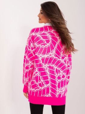 Dámský svetr BA SW 2040.78 Neon růžová - BADU Store neonová růžová one size