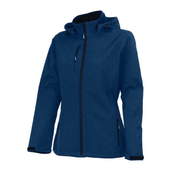 Bunda dámská 0706K softshell s kapucí