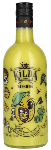 Kilda Zitrone Cream Liqueur 0,7L, 17%
