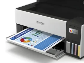 Epson EcoTank ET-5170 šedá/černá / Inkoustová multifunkce / A4 / 37 str./min / tisk, sken, kop., fax / Wi-Fi / LAN (C11CJ88402)
