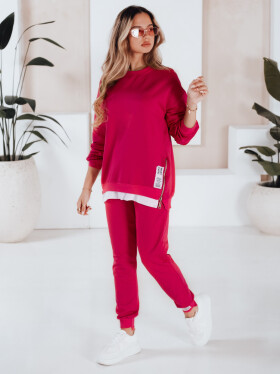 Dámská tepláková souprava TORONTO fuchsiová FashionStreet AY0955 S