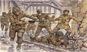 Corfix Model Kit 6034 WWII BRITISH PARATROOPERS 1:72
