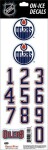 Sport Star Samolepky na Helmu Edmonton Oilers NHL Decals