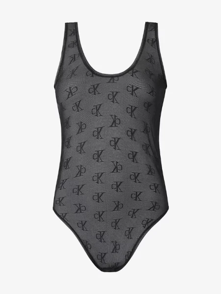 Dámské body Calvin Klein QF6795E LOGO MESH