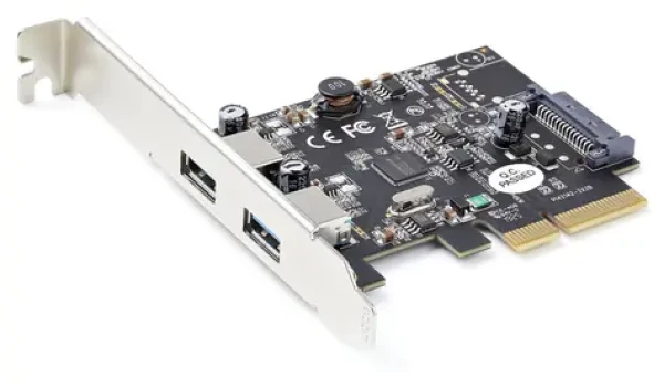 StarTech PCIe karta 2x USB-A 10Gbps černá / Řadič USB / PCIe x2 / USB 3.2 Gen 2 Type-A (PEXUSB312A3)