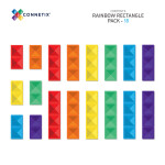 Connetix Connetix Tiles - Magnetická Stavebnice Duhové Obdélníky 18 ks