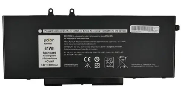 TRX 4GVMP / Baterie pro notebook / Dell Latitude 5400, 5500, 5510, Precision 3541 / 8000 mAh / 61 Wh (TRX-PLNB360)